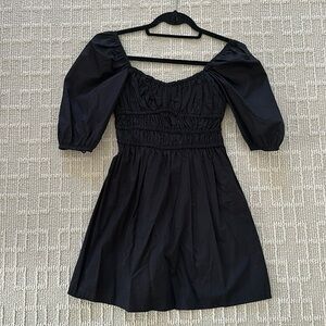 Black mini dress from Faithfull the Brand